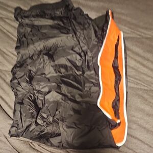 2 Piece Rain Suit. Harley-Davidson Black and Orange Pants